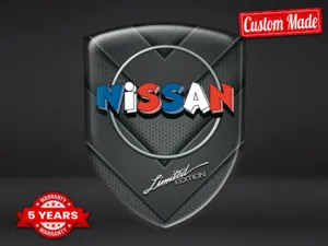 Nissan Pegatina En Relieve Premium Etiquetas Vehículo Lujo